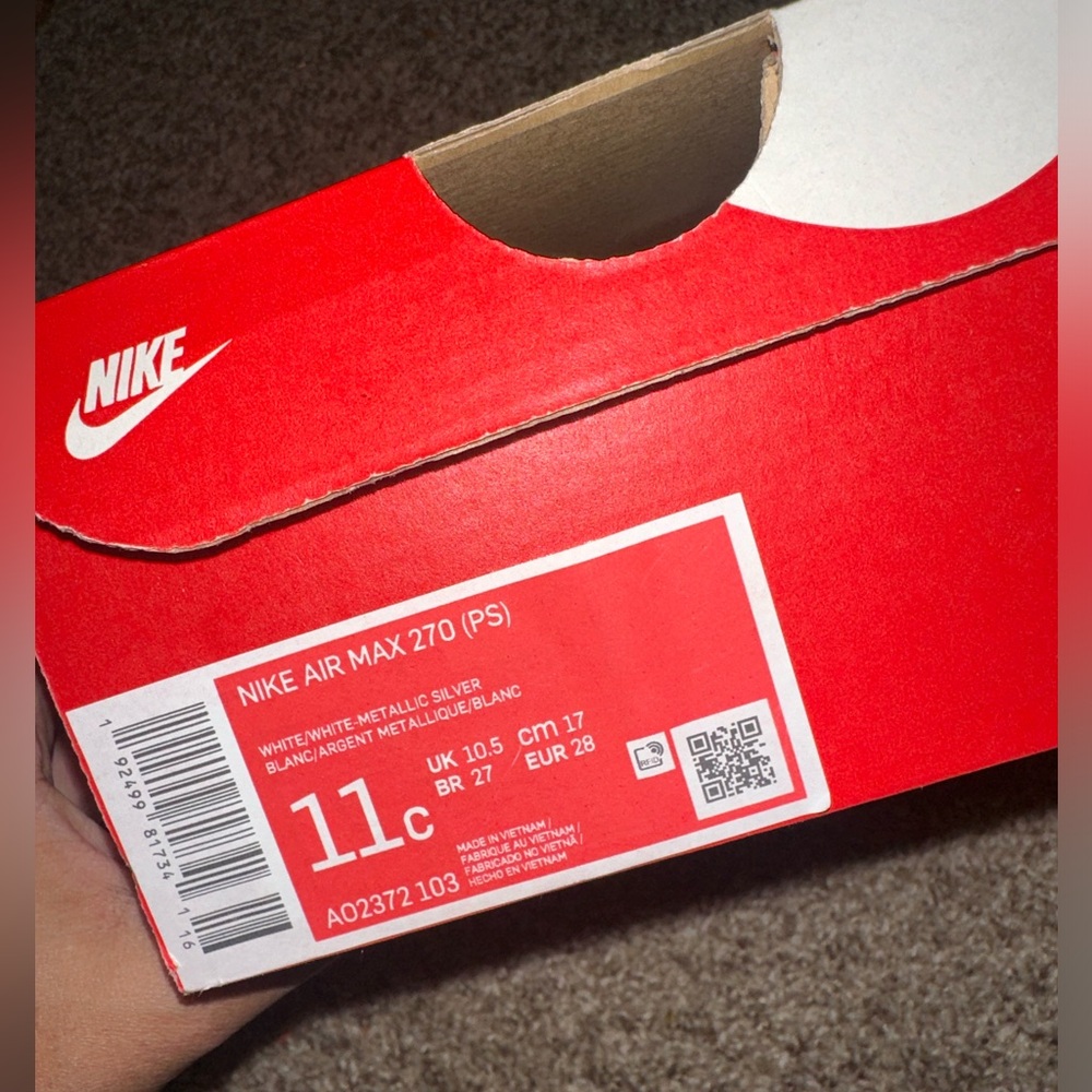 Toddler Nike air max 270’s